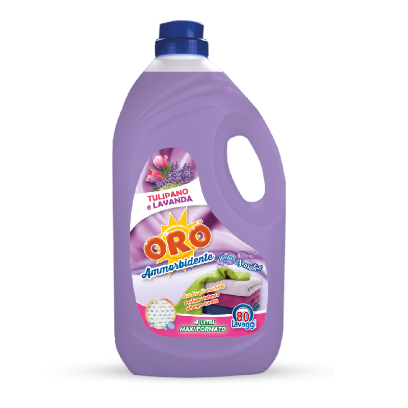 ORO AMMORBIDENTE TULIPANO E LAVANDA 4 lt